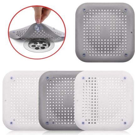 set x2 sita din silicon chiuveta cada cu ventuza protectie anti infundare 3