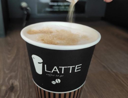 Latte coffee to go UNST Politehnica